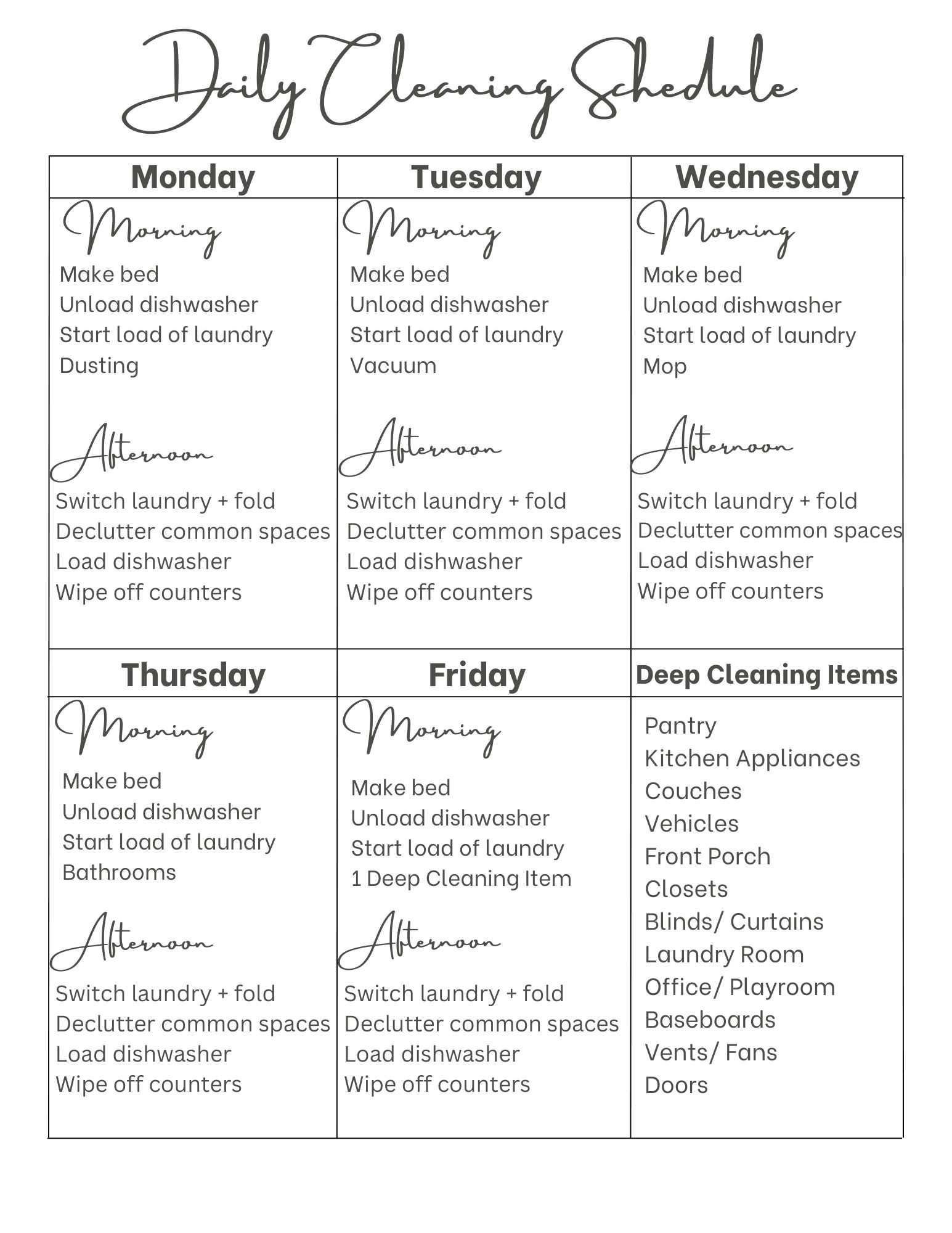 free-daily-cleaning-schedule-printable